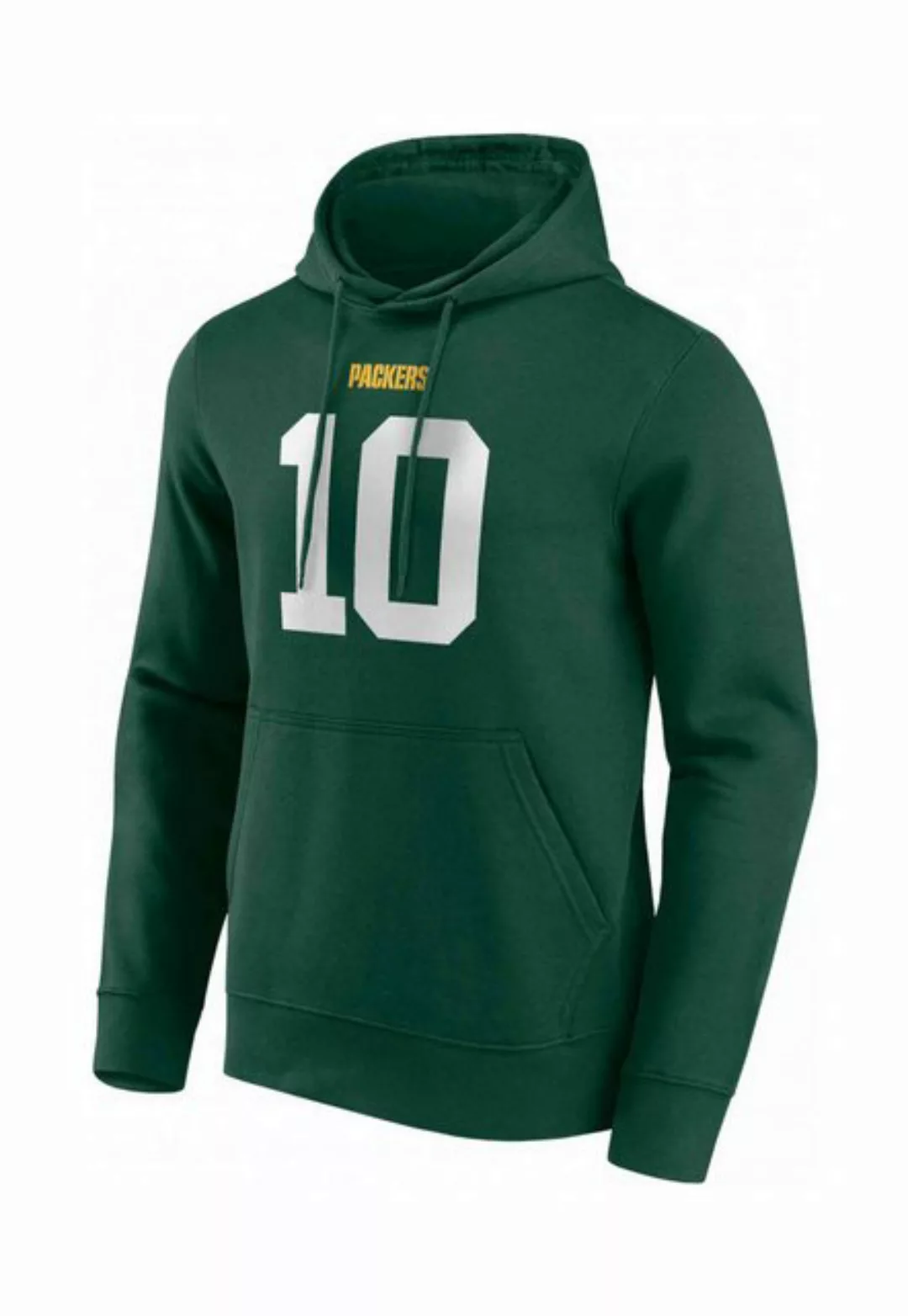 Fanatics Hoodie NFL Green Bay Packers Name & Number Jordan Love #10 Graphic günstig online kaufen