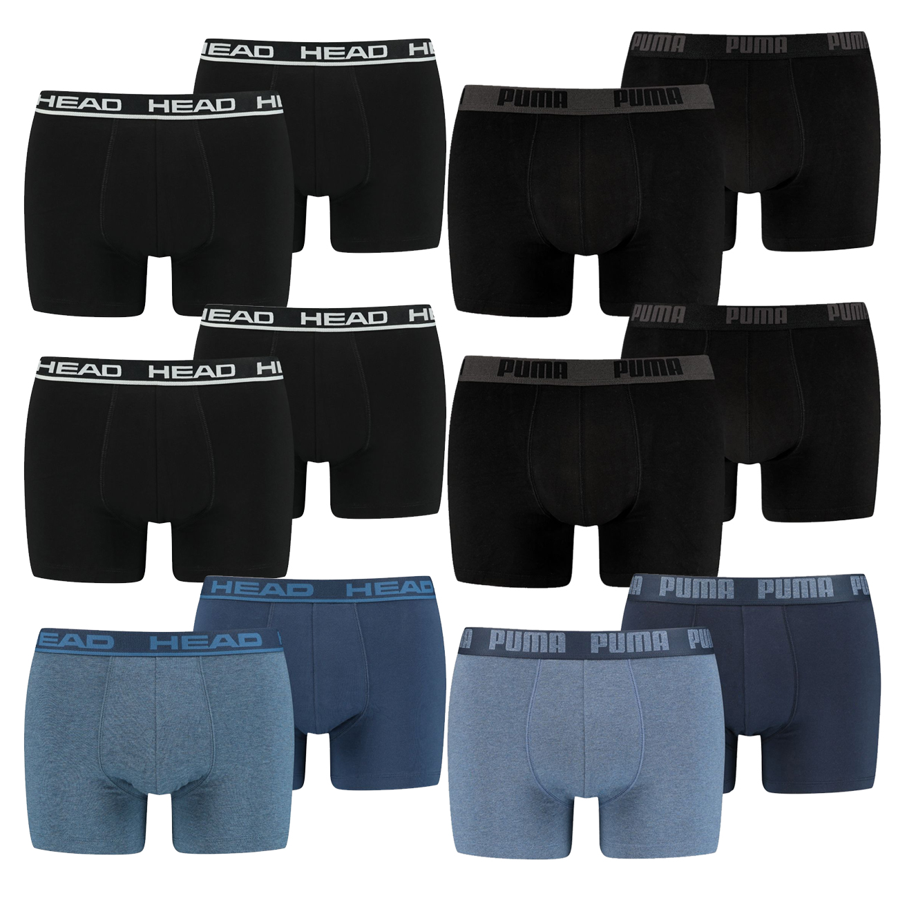 Trunk - PUMA BASIC BOXER 6er Pack - slim günstig online kaufen