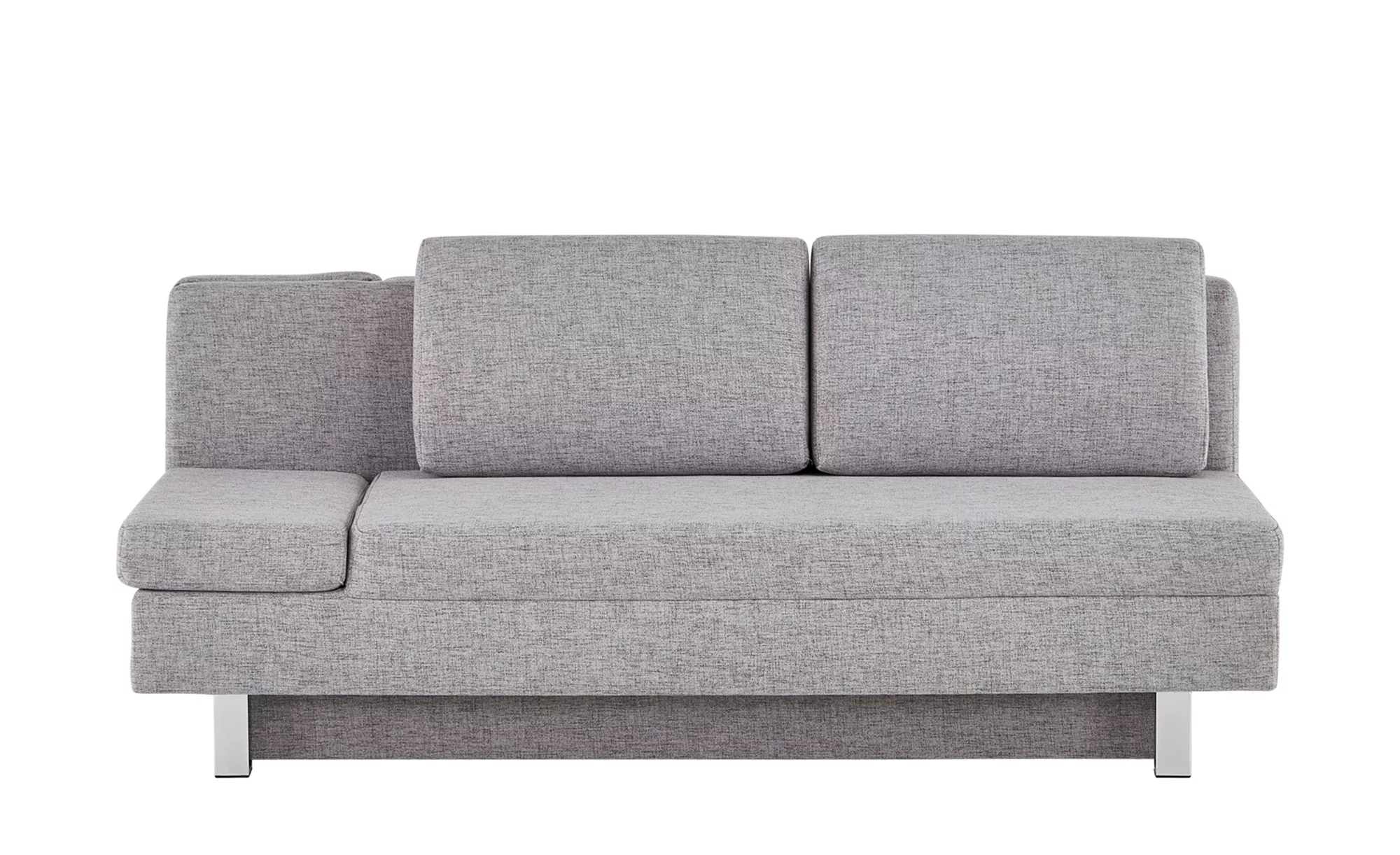 Schlafsofa - grau - 200 cm - 90 cm - 97 cm - Polstermöbel > Sofas > 2-Sitze günstig online kaufen