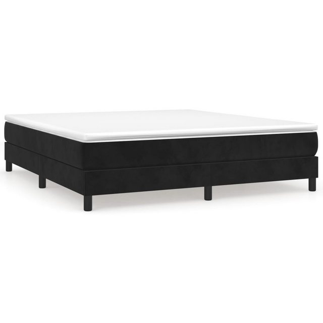 vidaXL Boxspringbett Boxspringbett mit Matratze Schwarz 160x200 cm Samt Bet günstig online kaufen