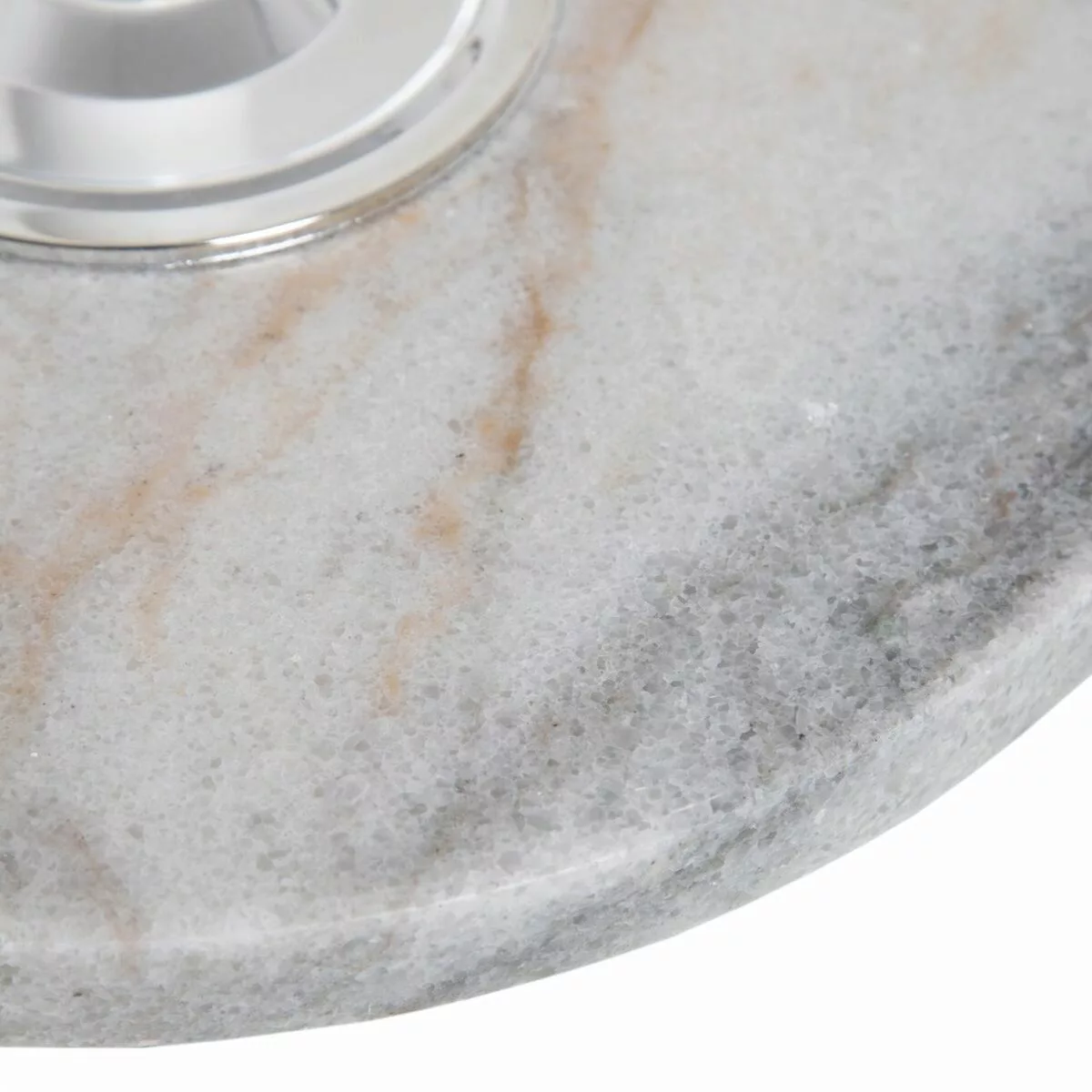 Hattestativ 37 X 37 X 186 Cm Metall Weiß Marmor günstig online kaufen