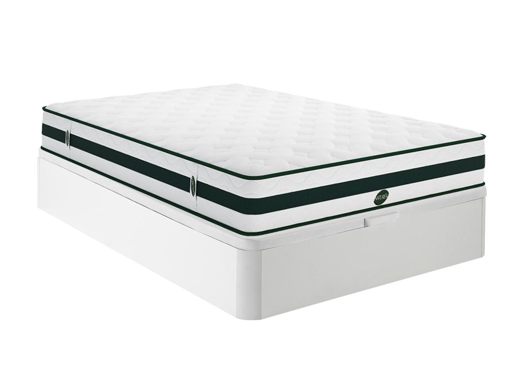 Set Untergestell mit Bettkasten + 5-Zonen-Taschenfederkernmatratze - 140 x günstig online kaufen