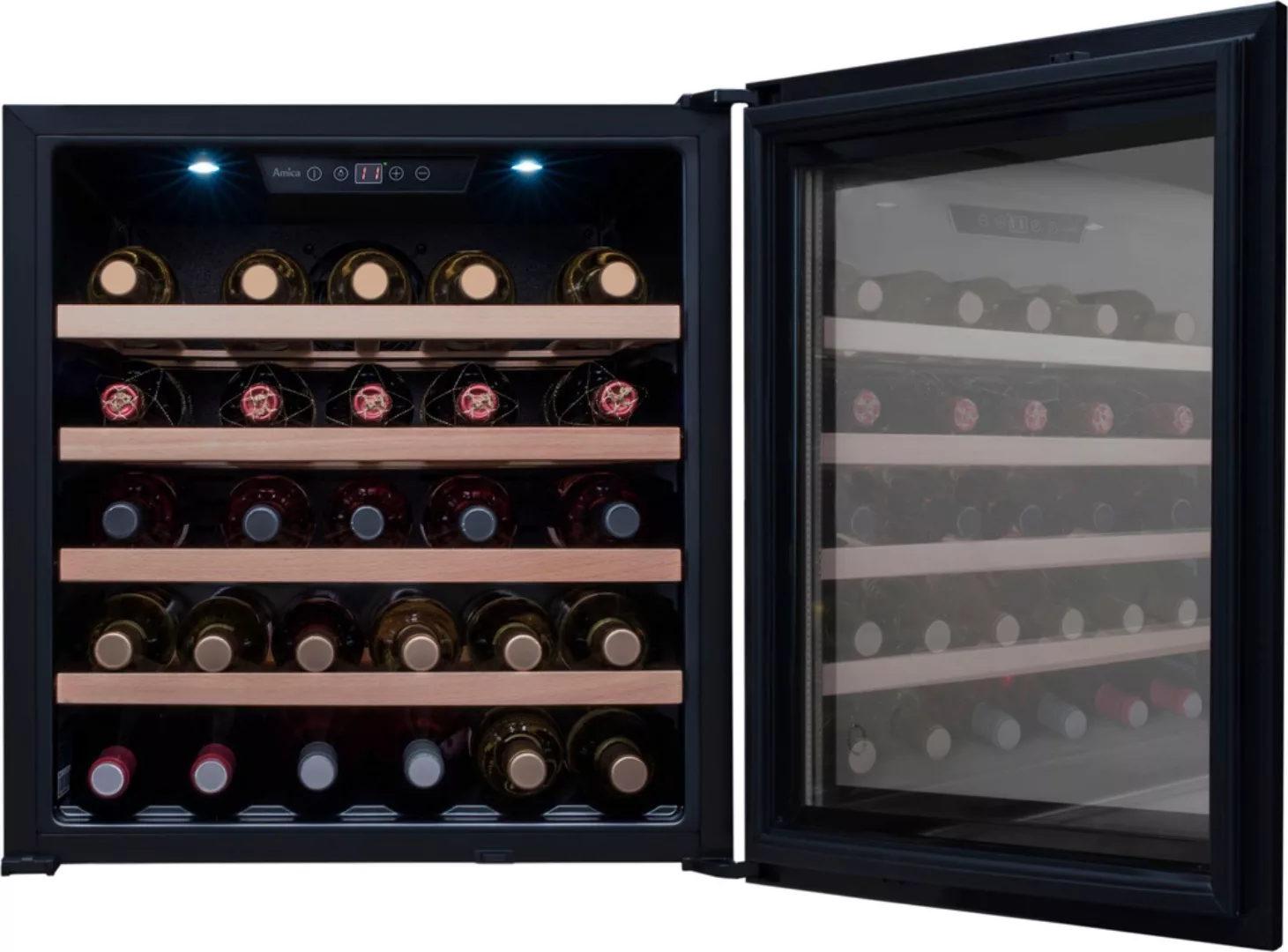 Amica Einbauweinkühlschrank »WK 341 210 S«, für 40 Standardflaschen á 075l, günstig online kaufen