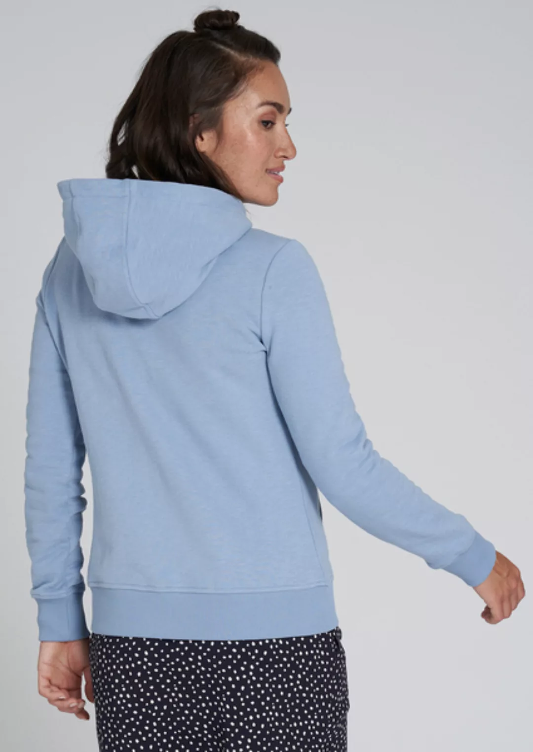 Frauen Kapuzenjacke Aus Bio Baumwolle | Basic Sweatjacket günstig online kaufen