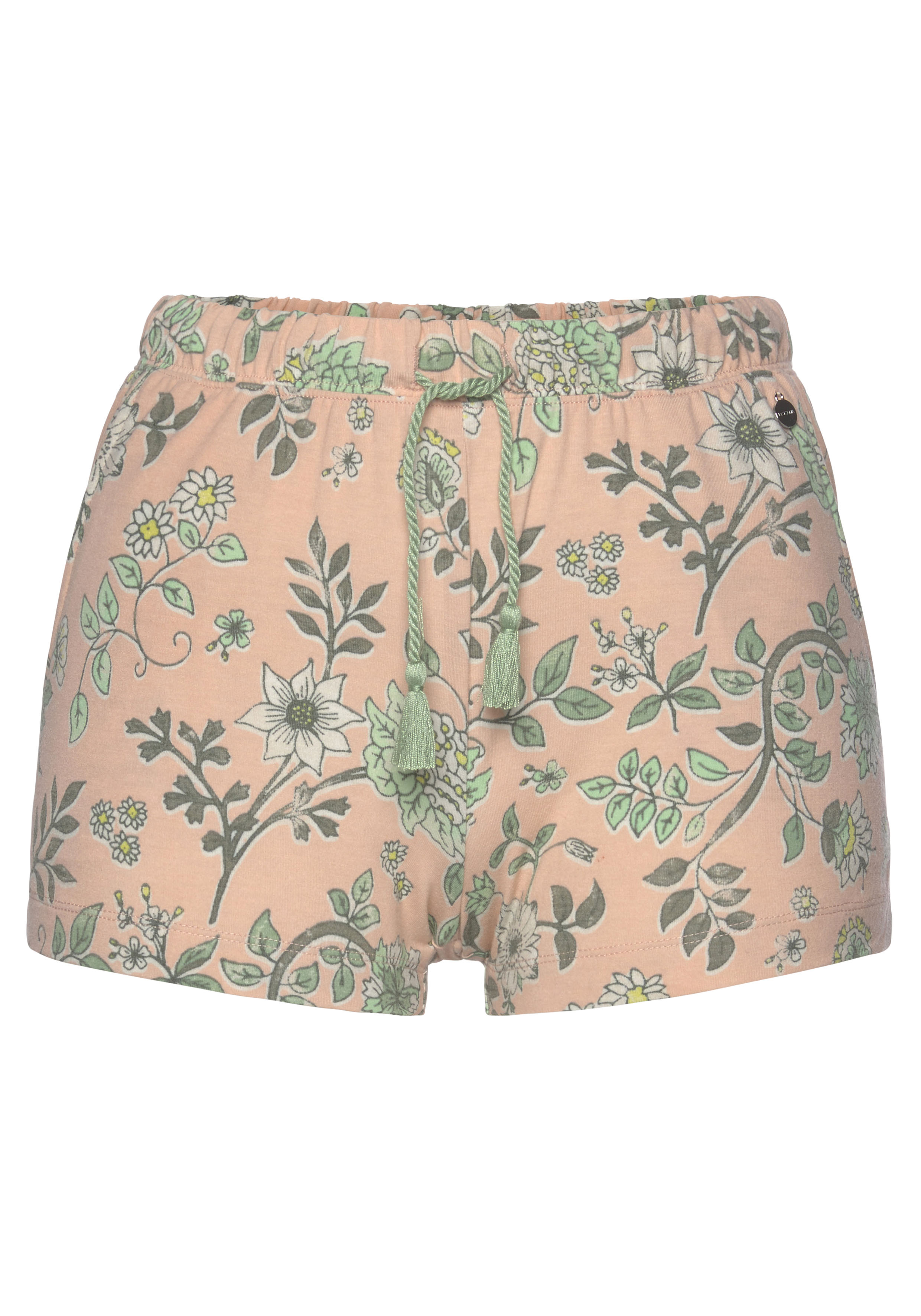 LASCANA Schlafshorts, im Blumen Allover-Druck günstig online kaufen