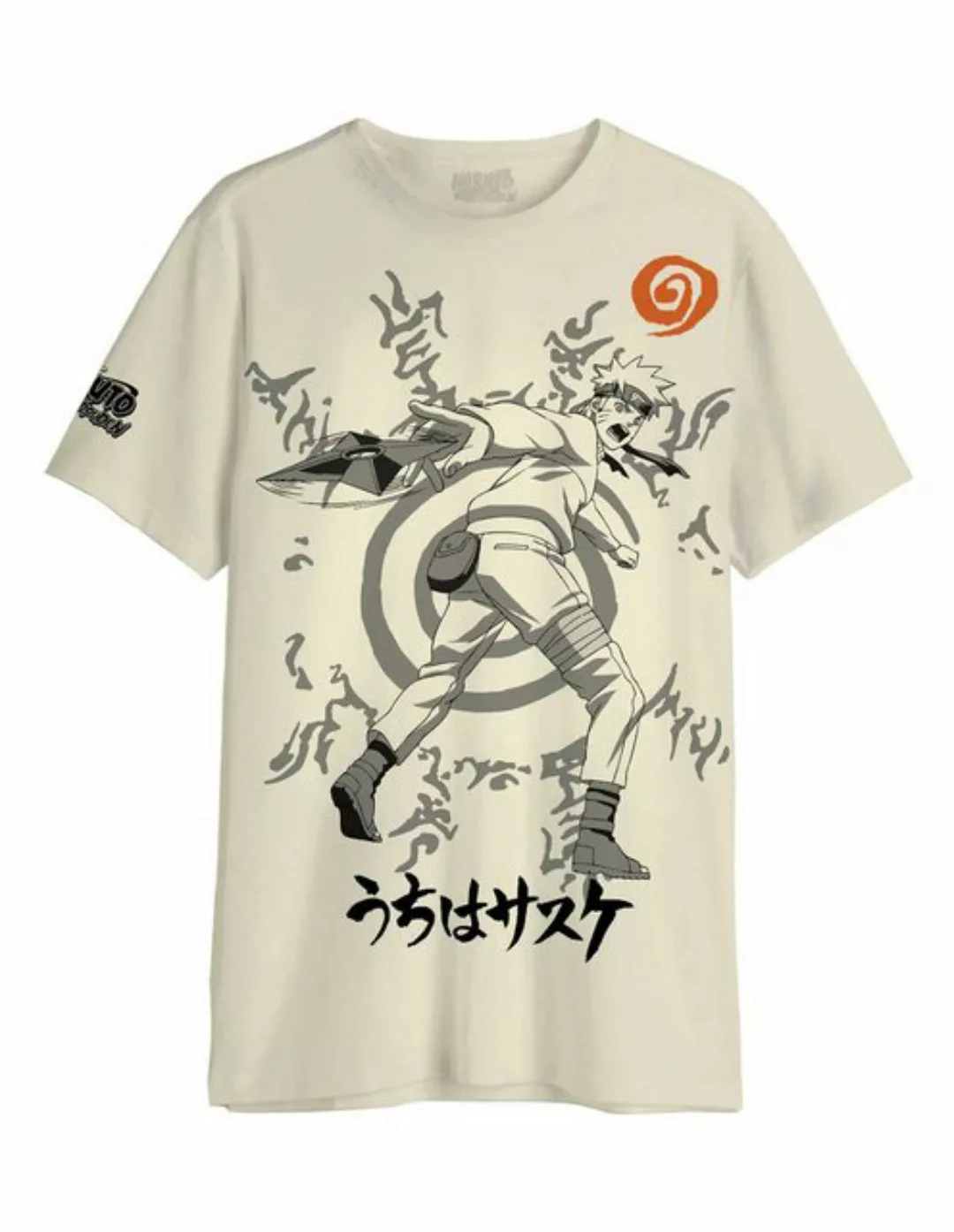 Naruto T-Shirt Naruto Uzumaki Altweiß günstig online kaufen