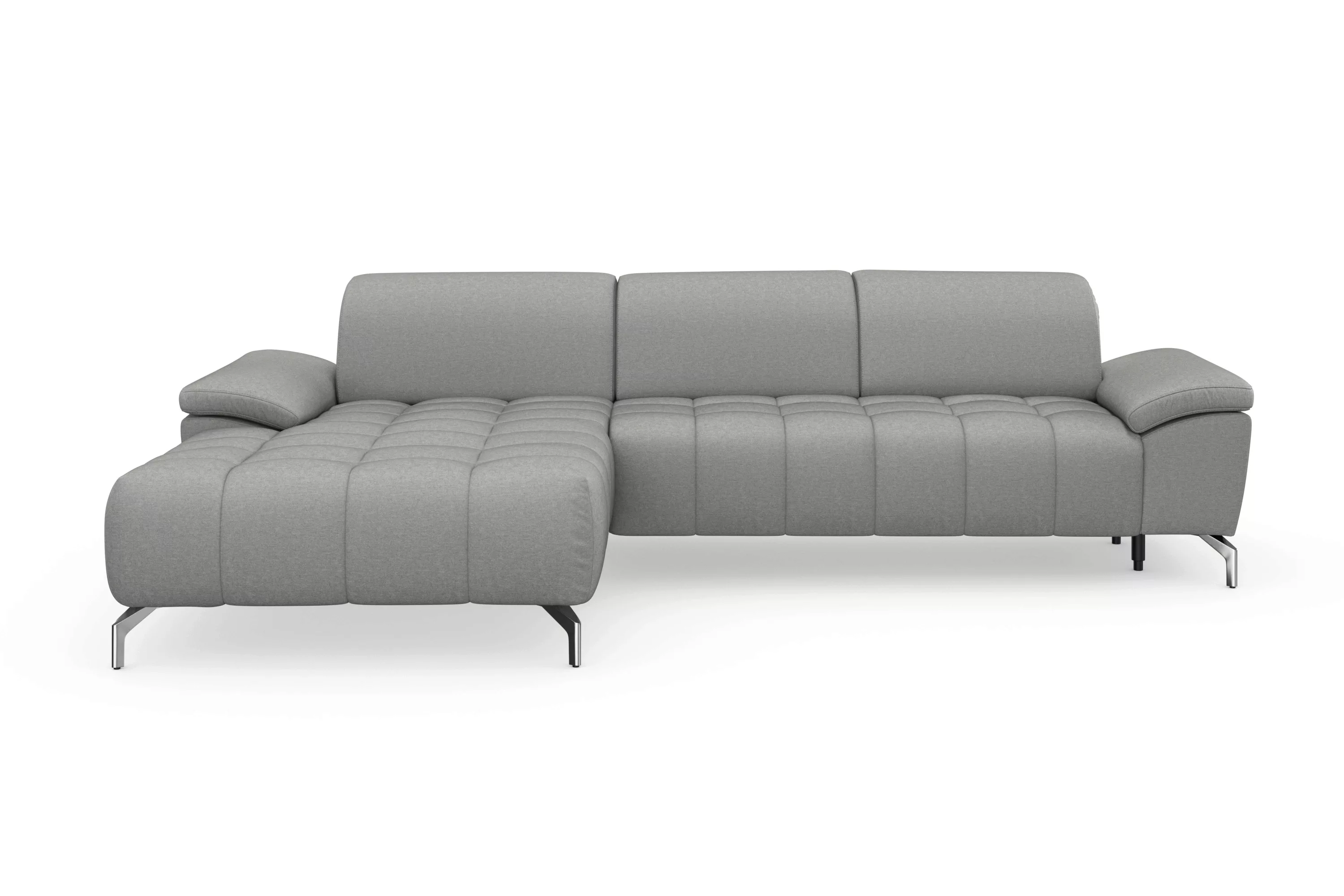 sit&more Ecksofa »Cool L-Form«, wahlweise mit Kopfteilverstellung und Vorzi günstig online kaufen
