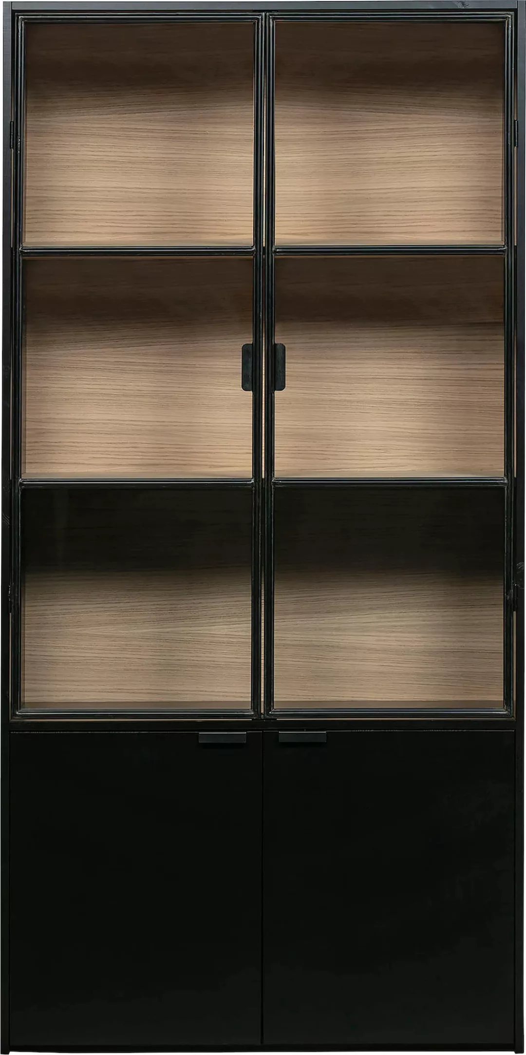 WOOOD Vitrine "Siva", H 200 cm x B 100 cm x T 40 cm günstig online kaufen