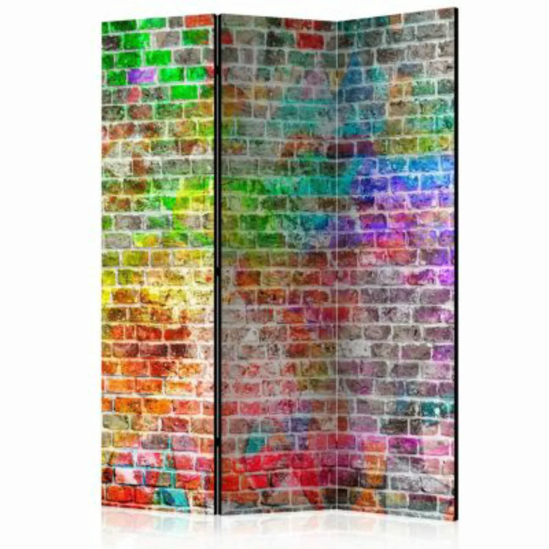 artgeist Paravent Rainbow Wall [Room Dividers] mehrfarbig Gr. 135 x 172 günstig online kaufen