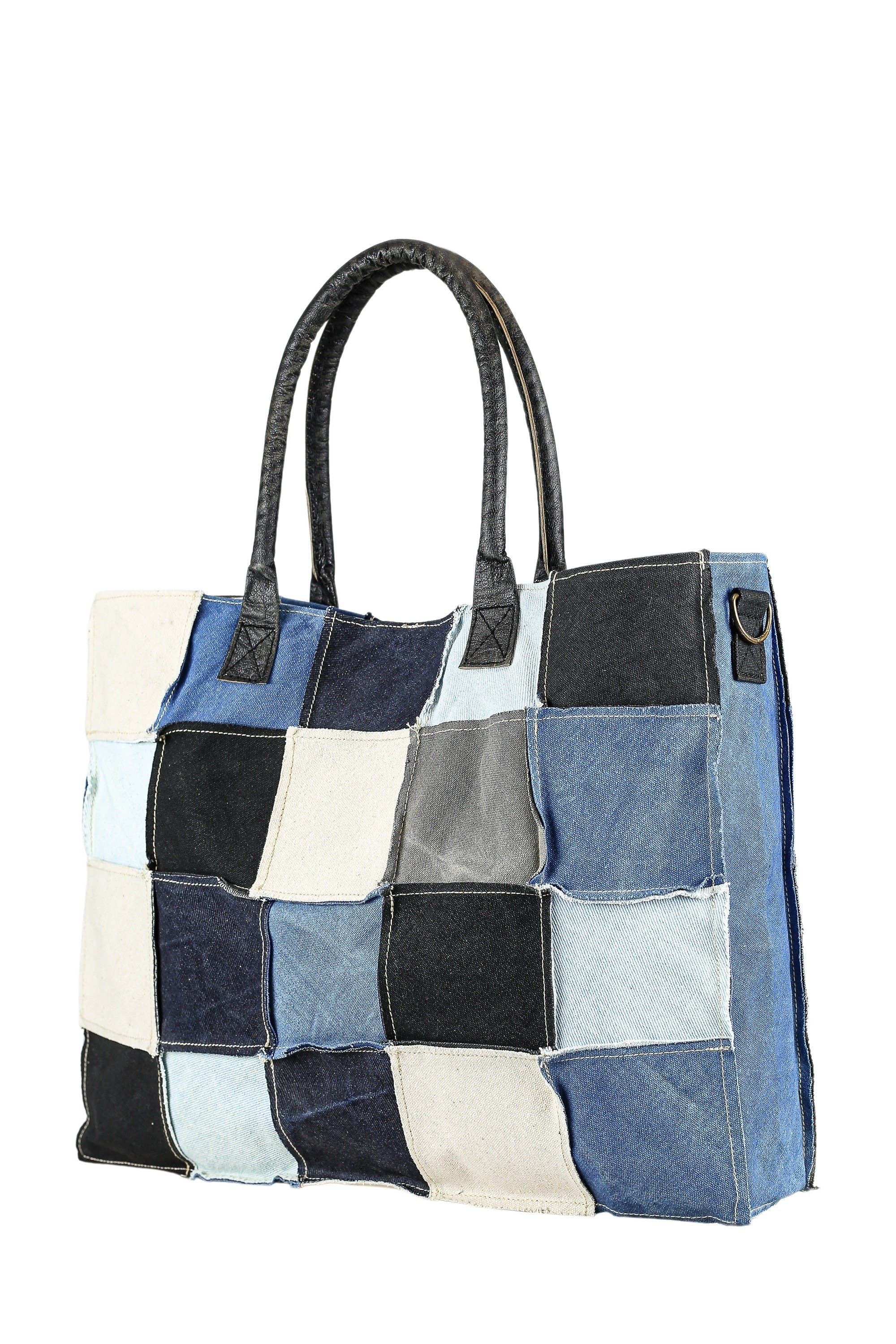 COLLEZIONE ALESSANDRO Schultertasche "Patchwork Jeans", aus 45 Jeanspatches günstig online kaufen