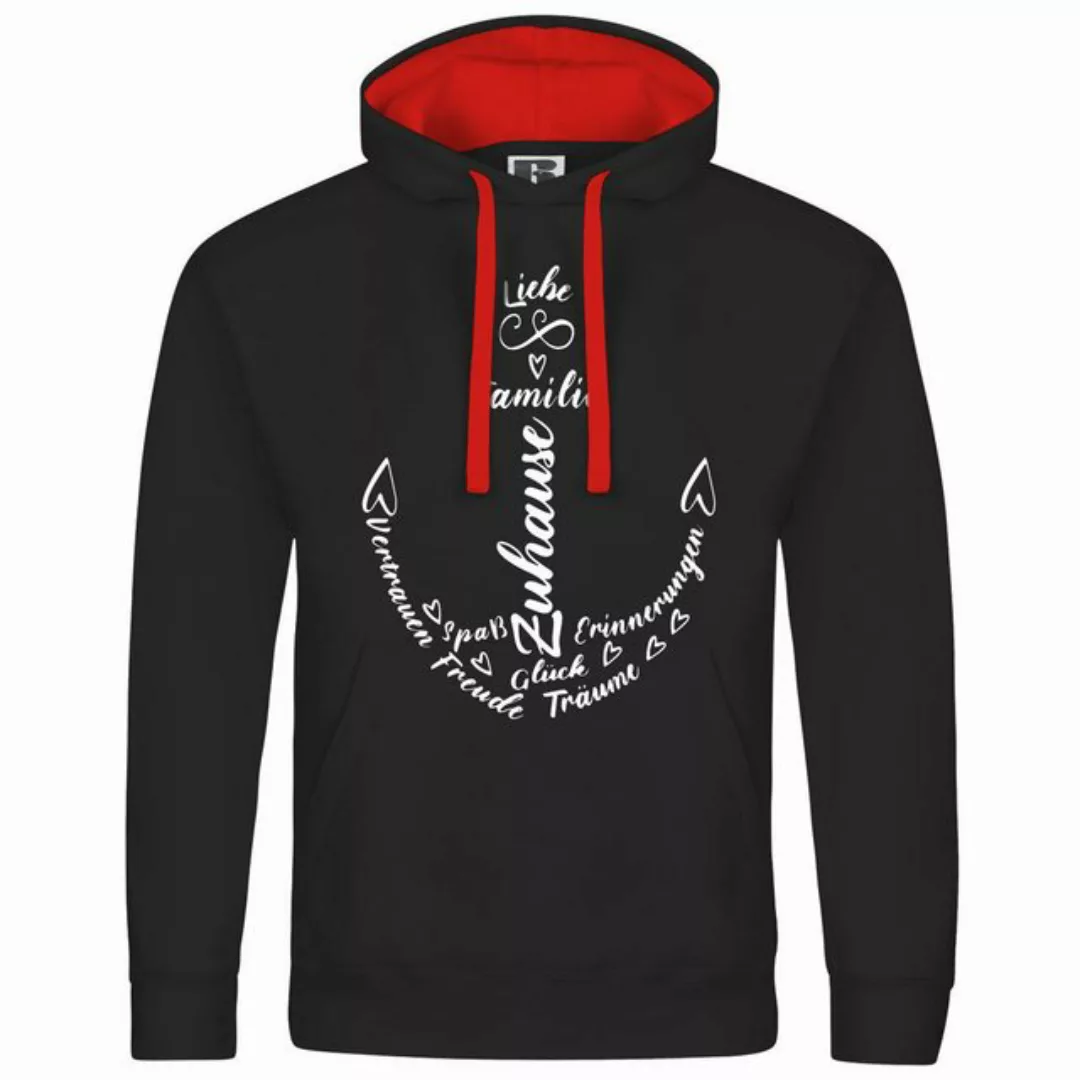 deinshirt Kapuzenpullover Herren Kapuzenpullover Liebe Familie Anker Mit Pr günstig online kaufen