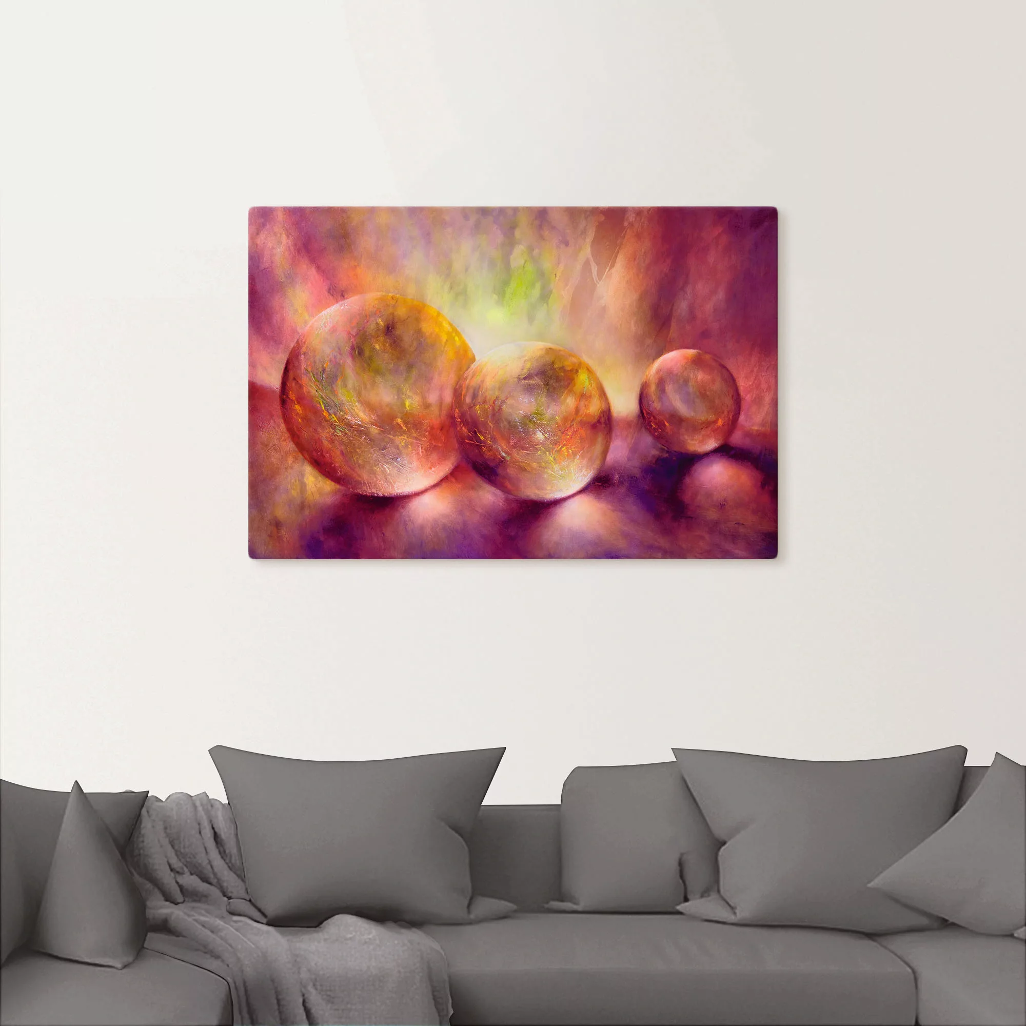 Artland Wandbild "Purpures Licht", Muster, (1 St.), als Alubild, Outdoorbil günstig online kaufen