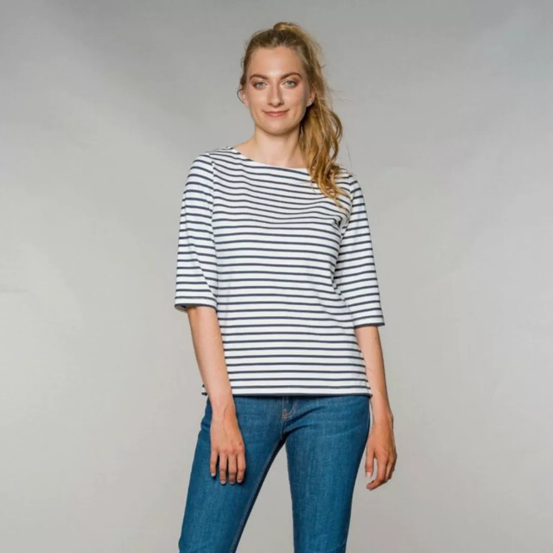 Feuervogl 3/4-Arm-Shirt fv-Ali:na, Shirt, Round neck, ¾ sleeve, striped Run günstig online kaufen