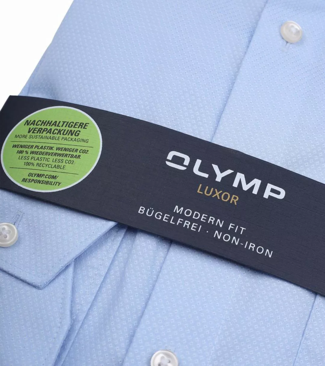 OLYMP Luxor Hemd Hellblau - Größe 42 günstig online kaufen