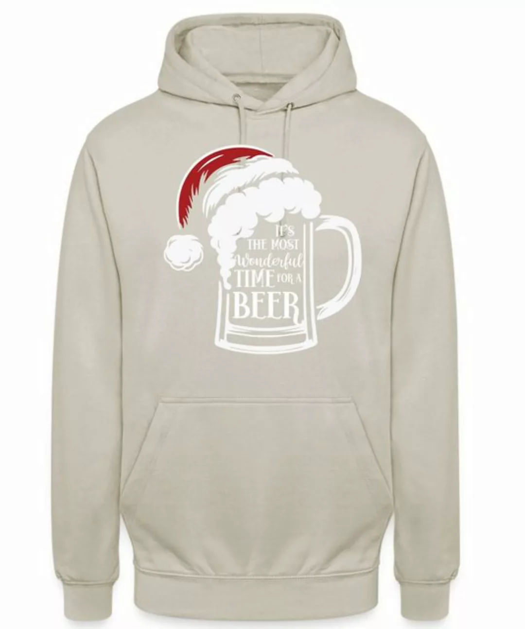 Quattro Formatee Kapuzenpullover Wonderful Beer Time Bier - Weihnachten Nik günstig online kaufen