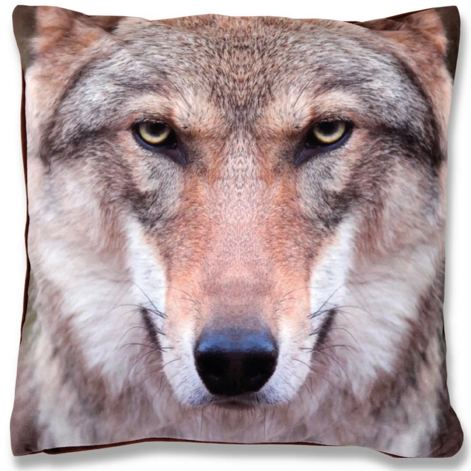 Bestlivings Kissenhülle Fotodruck 40 x 40 cm Wolf mit Füllung günstig online kaufen