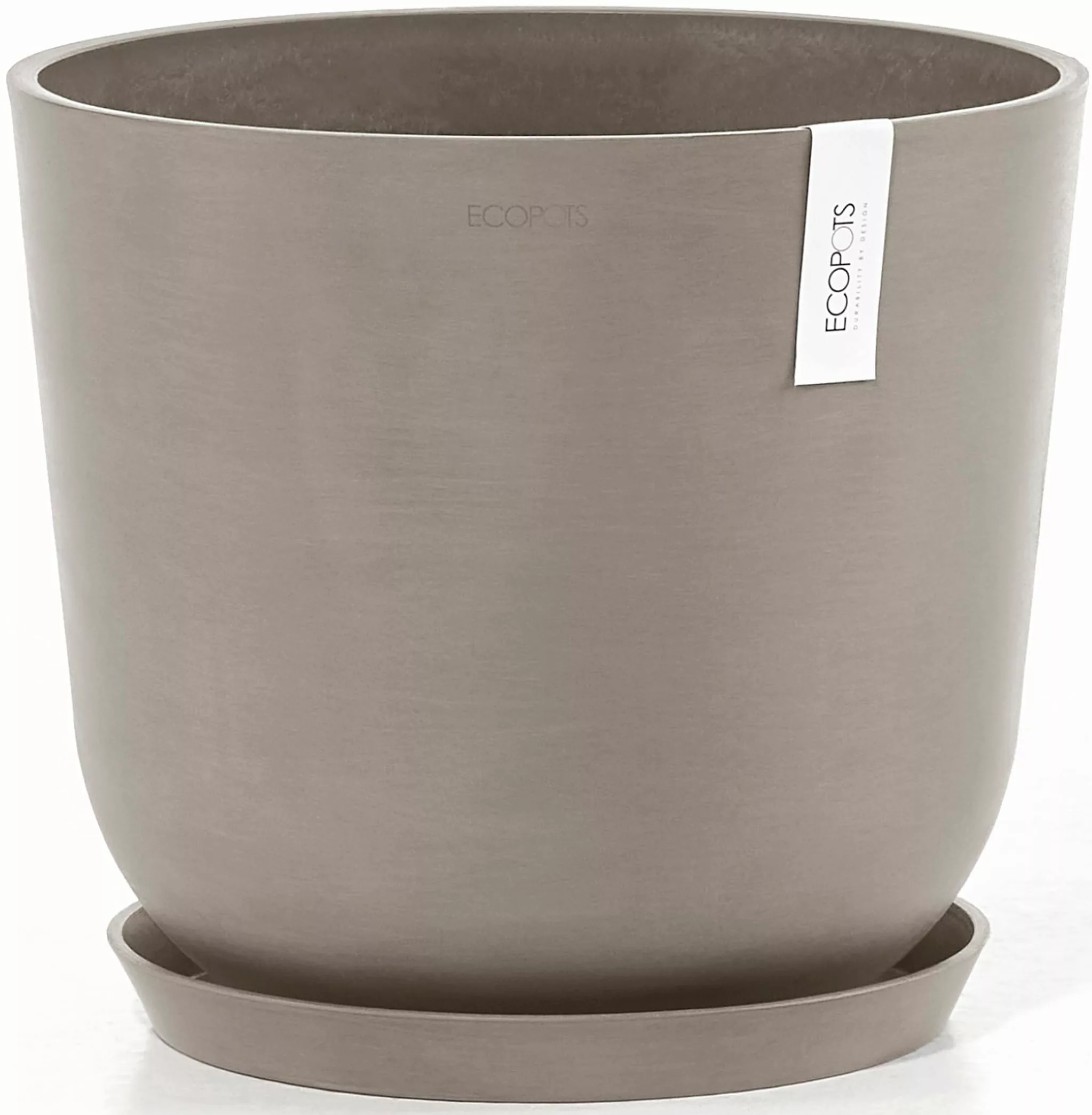 ECOPOTS Blumentopf "Oslo 35 Taupe" günstig online kaufen