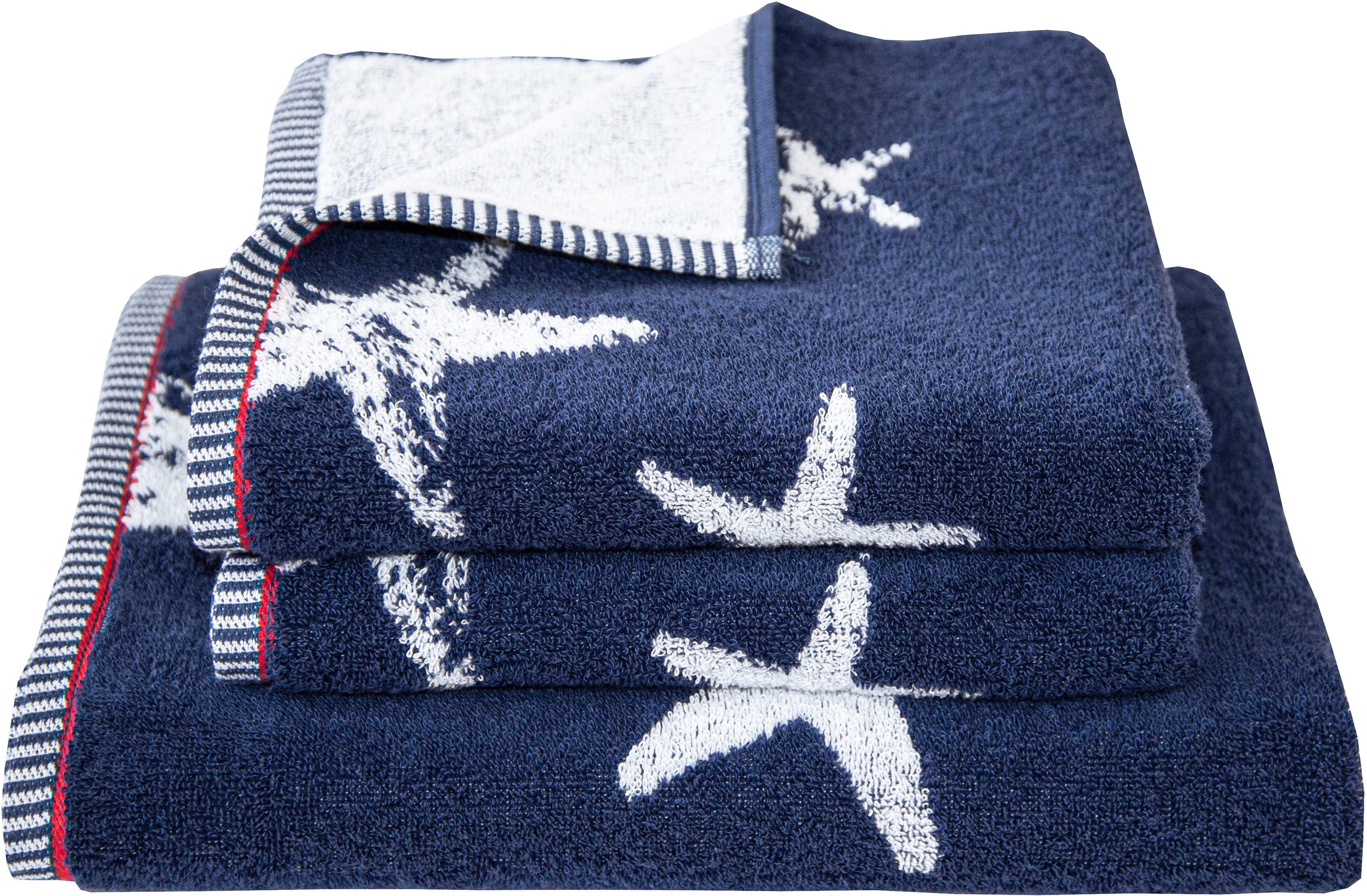 Dyckhoff Duschtuch Maritim, Starfish, Frottier (1-St) günstig online kaufen