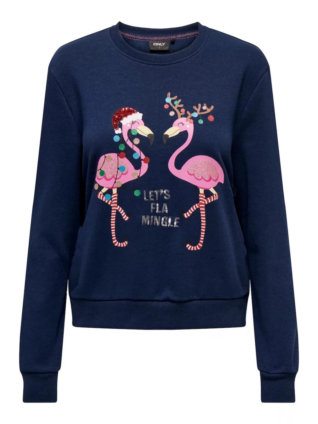 ONLY Sweater "ONLYDA CHRISTMAS L/S O-NECK BOX SWT" günstig online kaufen