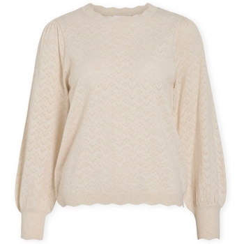 Vila  Pullover Emi Knit - Super Light Natural Melan günstig online kaufen