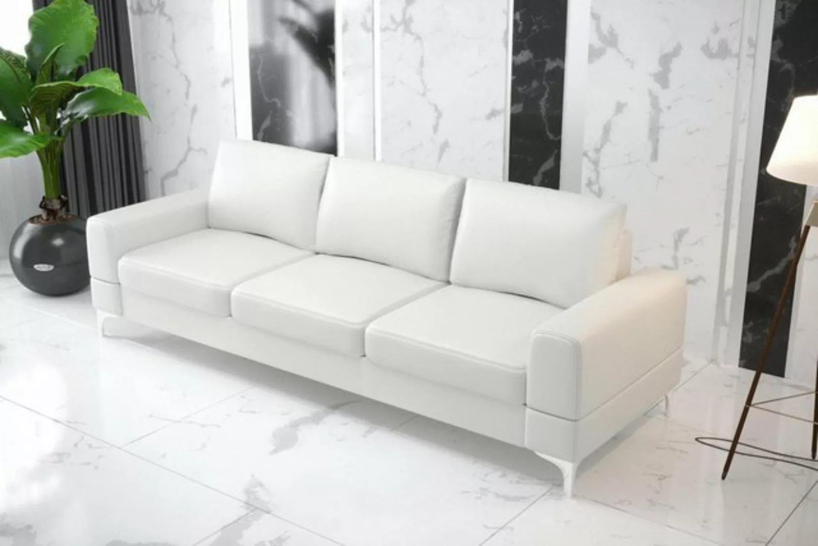 Xlmoebel Sofa Neues elegantes modernes Sofa in Weiß für das Wohnzimmer mit, günstig online kaufen