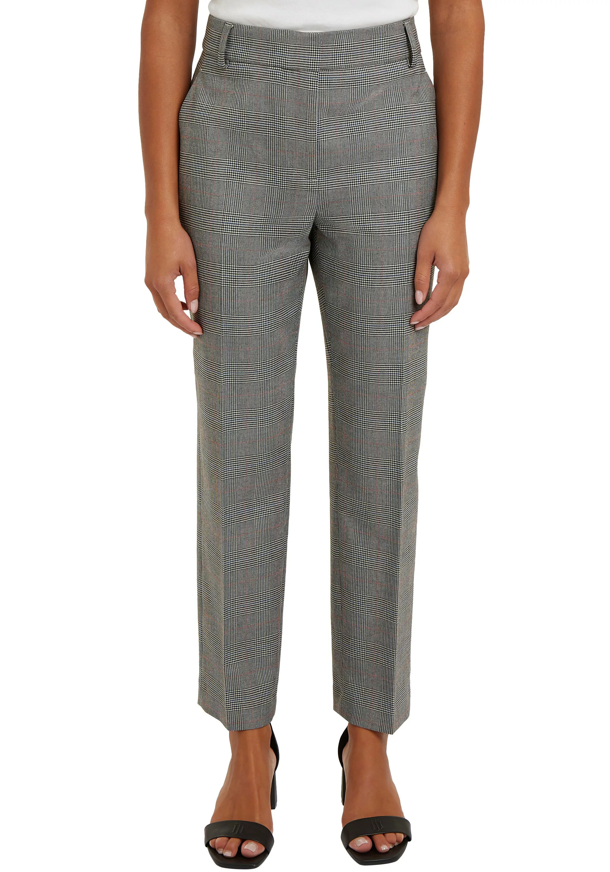 Tommy Hilfiger Webhose "POW CHECK SLIM STRAIGHT PANT", (Global Serie TH WOM günstig online kaufen