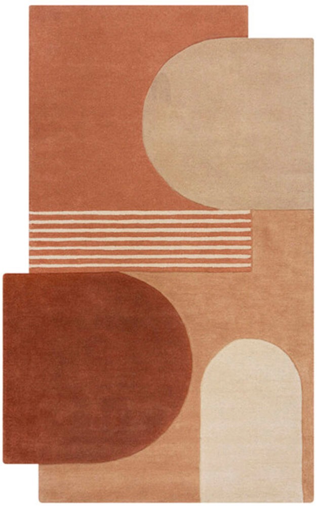 FLAIR RUGS Wollteppich »Lozenge«, rechteckig, 10 mm Höhe, Kurzflor, Retro M günstig online kaufen