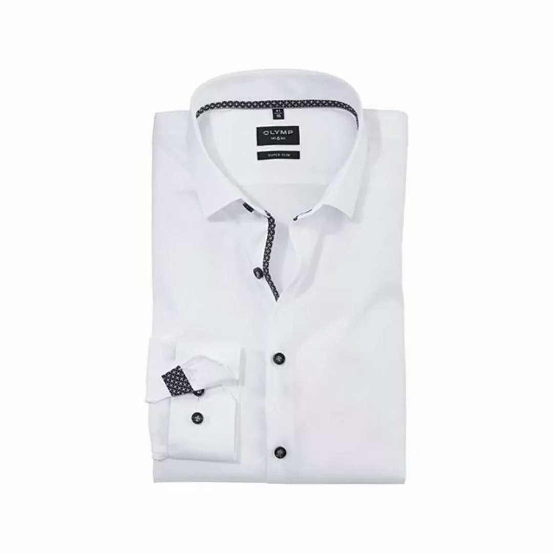 OLYMP Langarmhemd weiß regular fit (1-tlg) günstig online kaufen