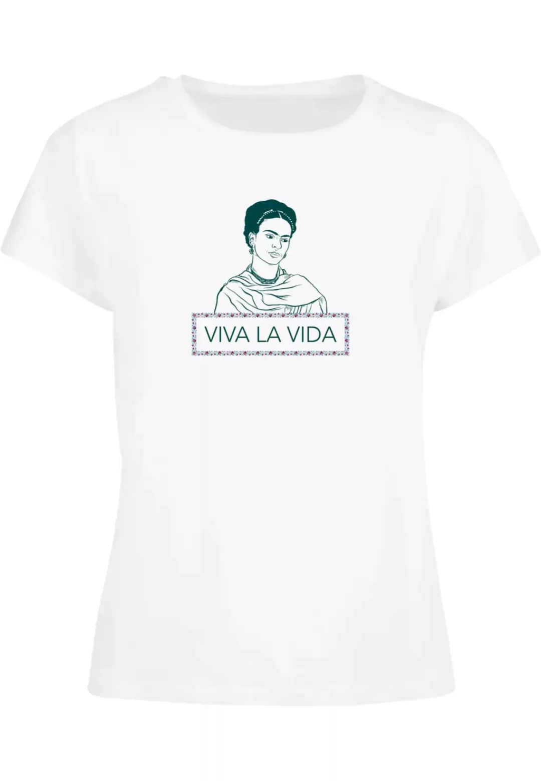 Merchcode T-Shirt "Merchcode Damen Ladies Frida Kahlo - Viva la Vida Box Te günstig online kaufen