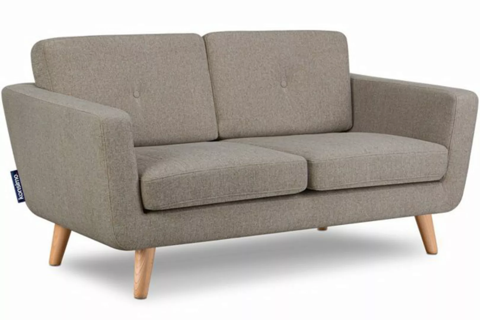 Konsimo 2-Sitzer TAGIO II Sofa 2 Personen, hergestellt in der EU, mit Stepp günstig online kaufen