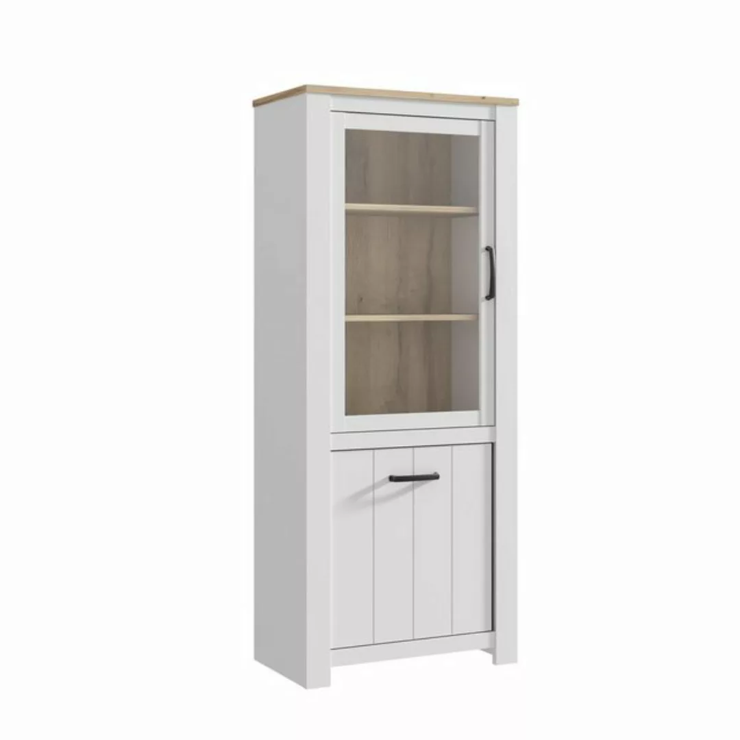 FORTE Vitrine 77 x 185,3 x 42,2 cm (B/H/T) günstig online kaufen