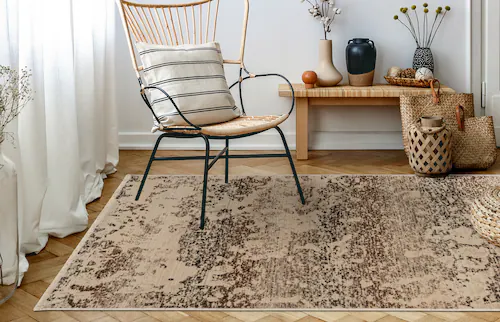 Kayoom Teppich »Charin 225«, rechteckig, 3,5 mm Höhe, Used-Look, pflegeleic günstig online kaufen