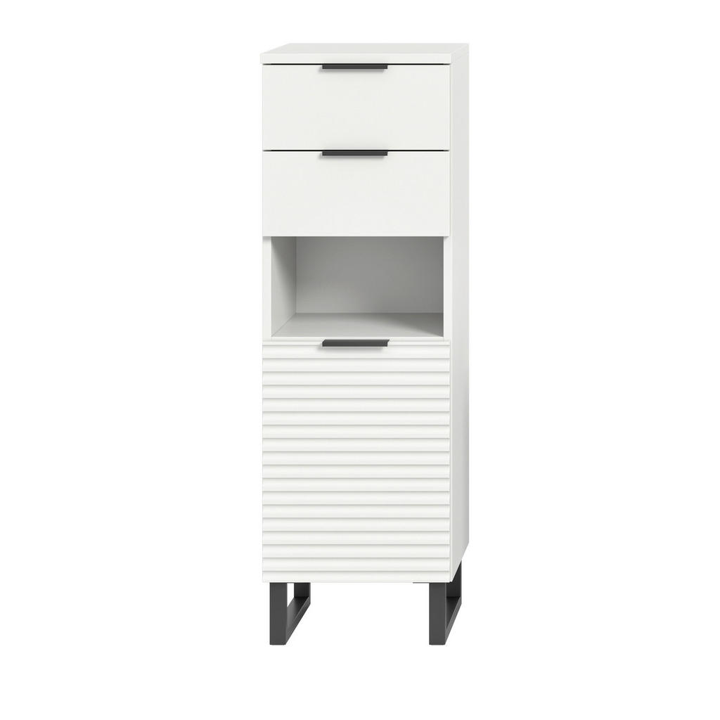 Schrank Riff weiß B/H/T: ca. 35x110x34 cm günstig online kaufen