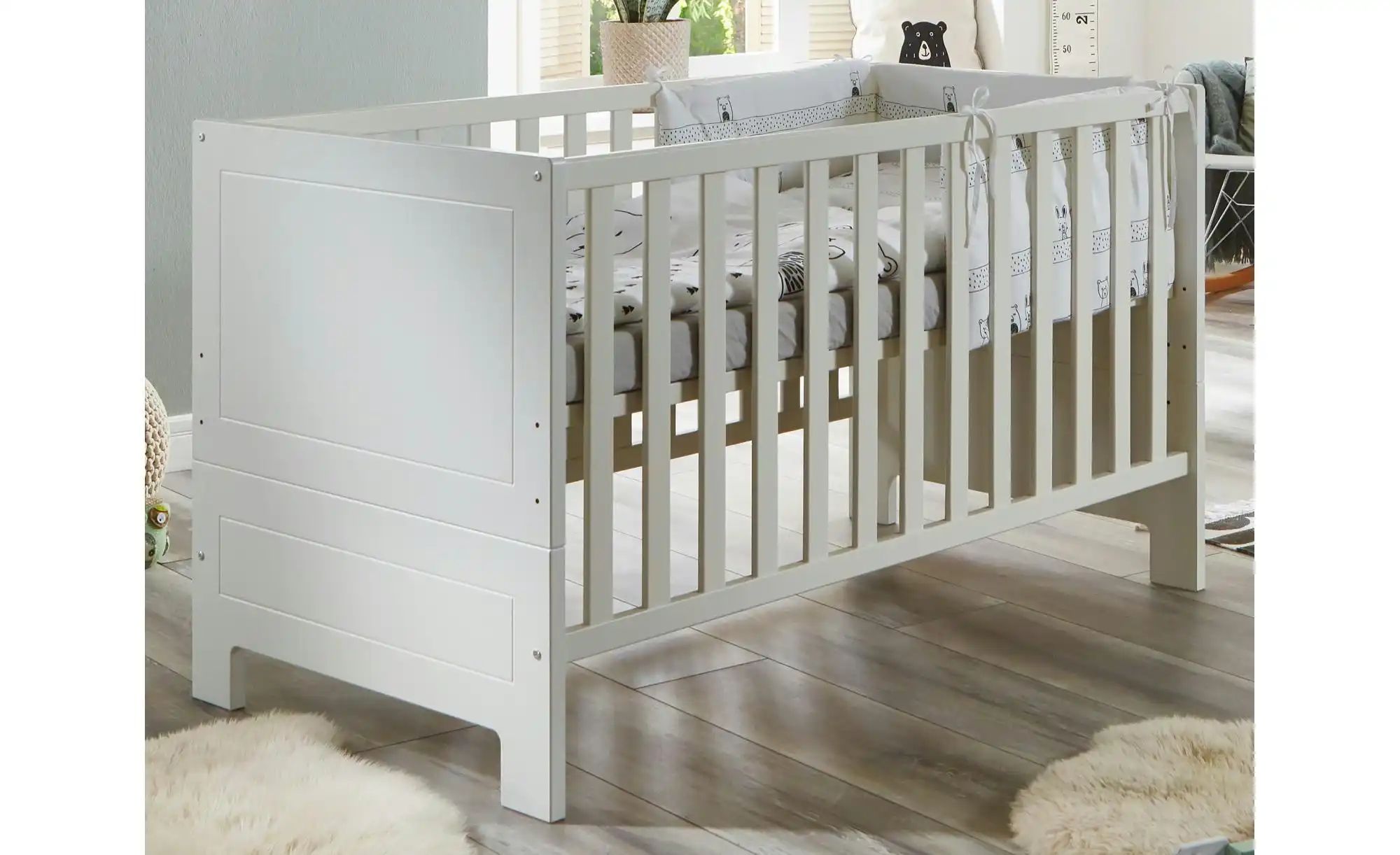 Babybett Thilo   ¦ weiß ¦ Maße (cm): B: 142 H: 86 Kindermöbel > Kinderbette günstig online kaufen