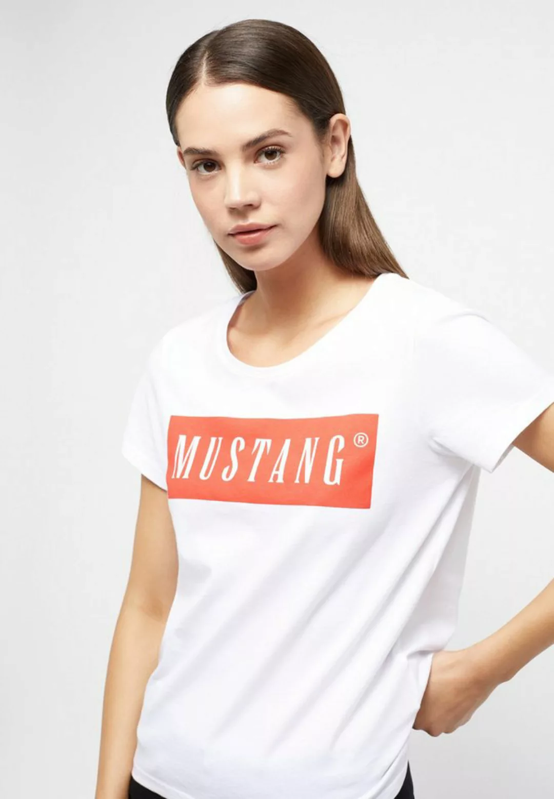 MUSTANG T-Shirt ALMA (1-tlg) Plain/ohne Details günstig online kaufen