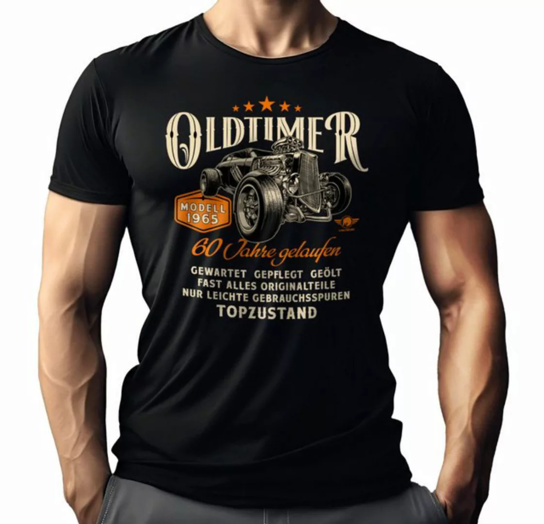 LOBO NEGRO® T-Shirt Geschenk für Männer zum 60. Geburtstag: Oldtimer Modell günstig online kaufen