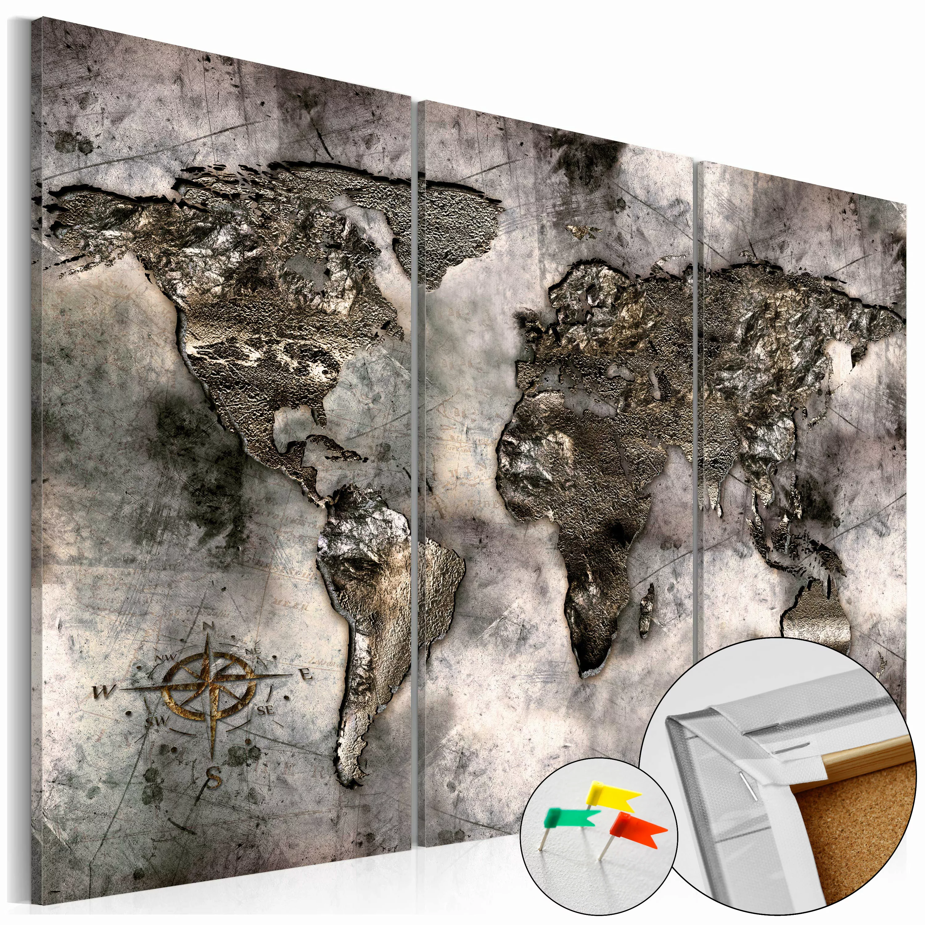 Korkbild - Opalescent Map [cork Map] günstig online kaufen