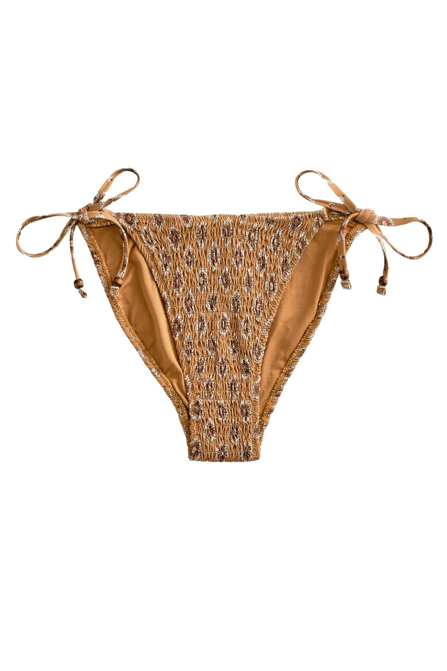 Next Bikini-Hose Seitlich gebundene, gesmokte Bikinihose günstig online kaufen