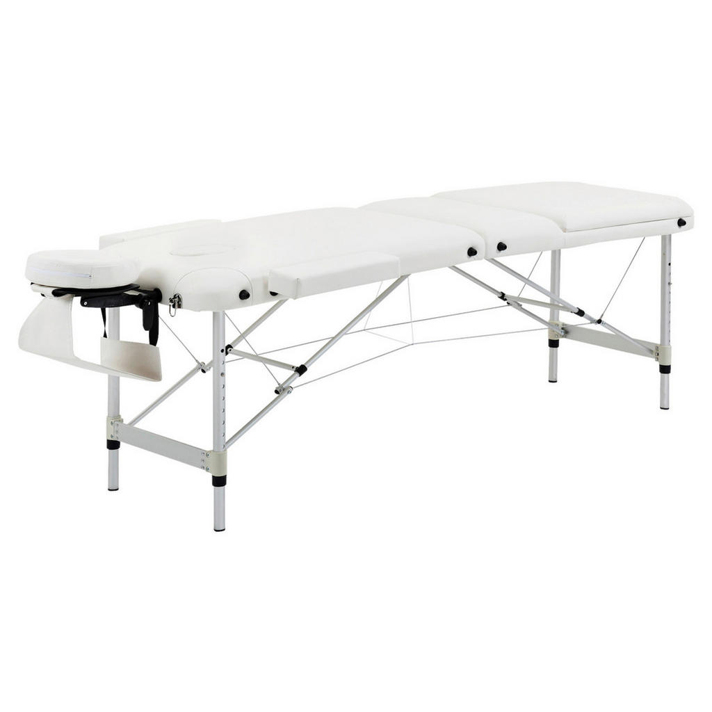 HOMCOM Massageliege weiß PVC B/H/L: ca. 60x215x84 cm günstig online kaufen