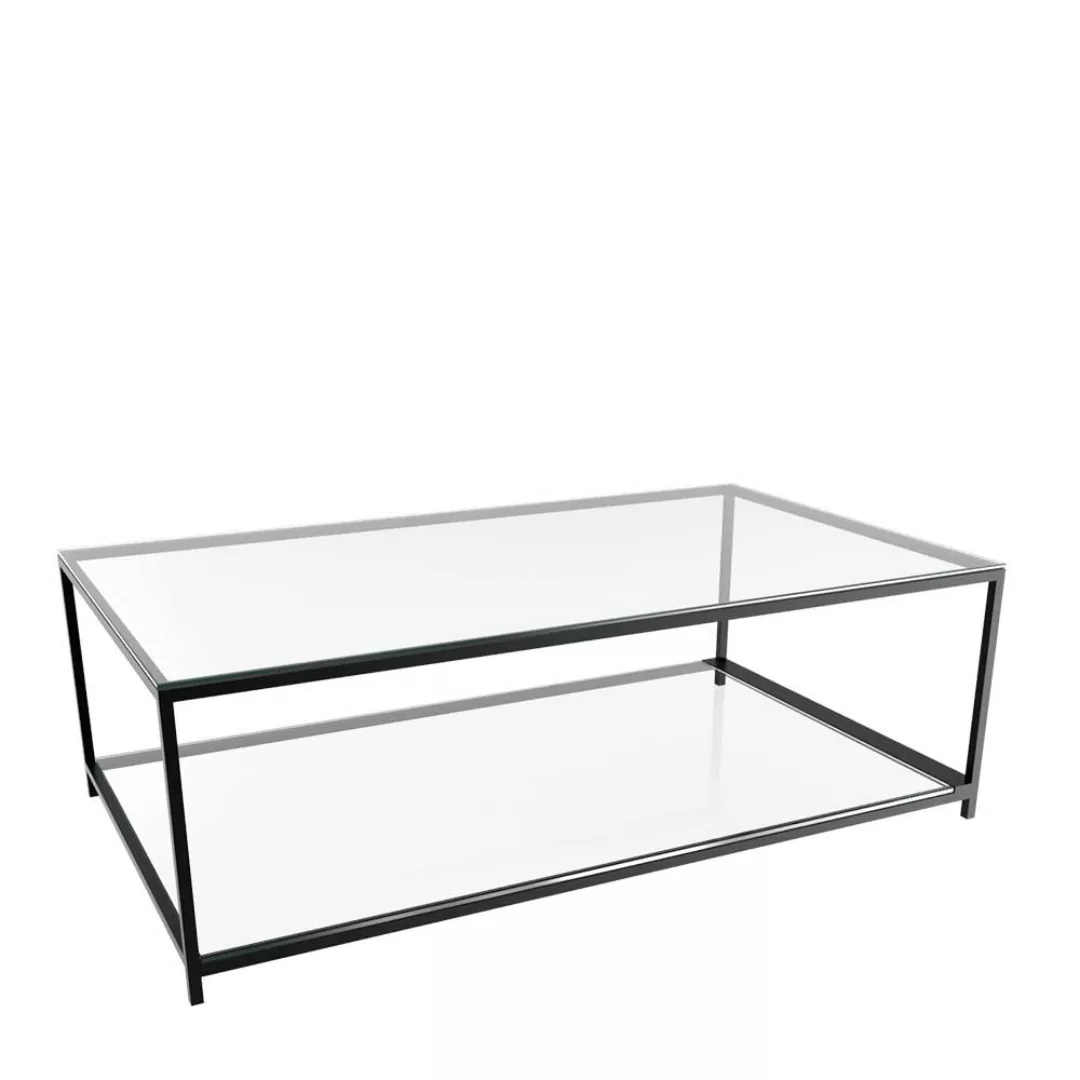 Glastisch Couchtisch 120 cm breit und 40 cm hoch günstig online kaufen