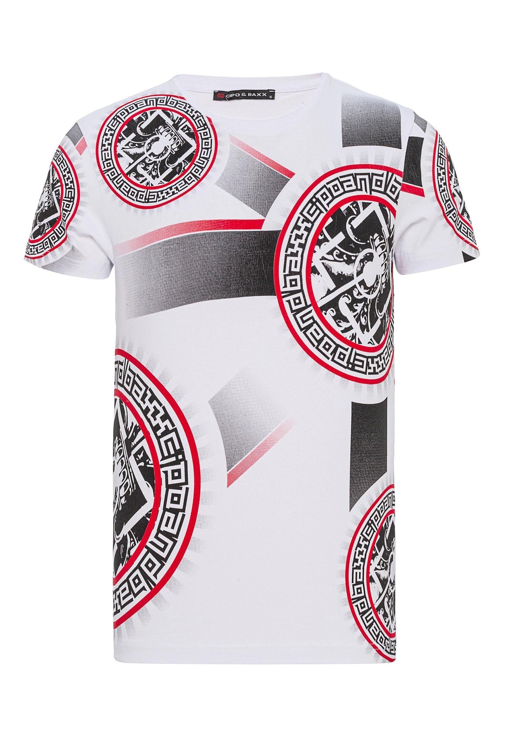 Cipo & Baxx T-Shirt "T-Shirt", Frontprint mit verschiedenen Elementen günstig online kaufen