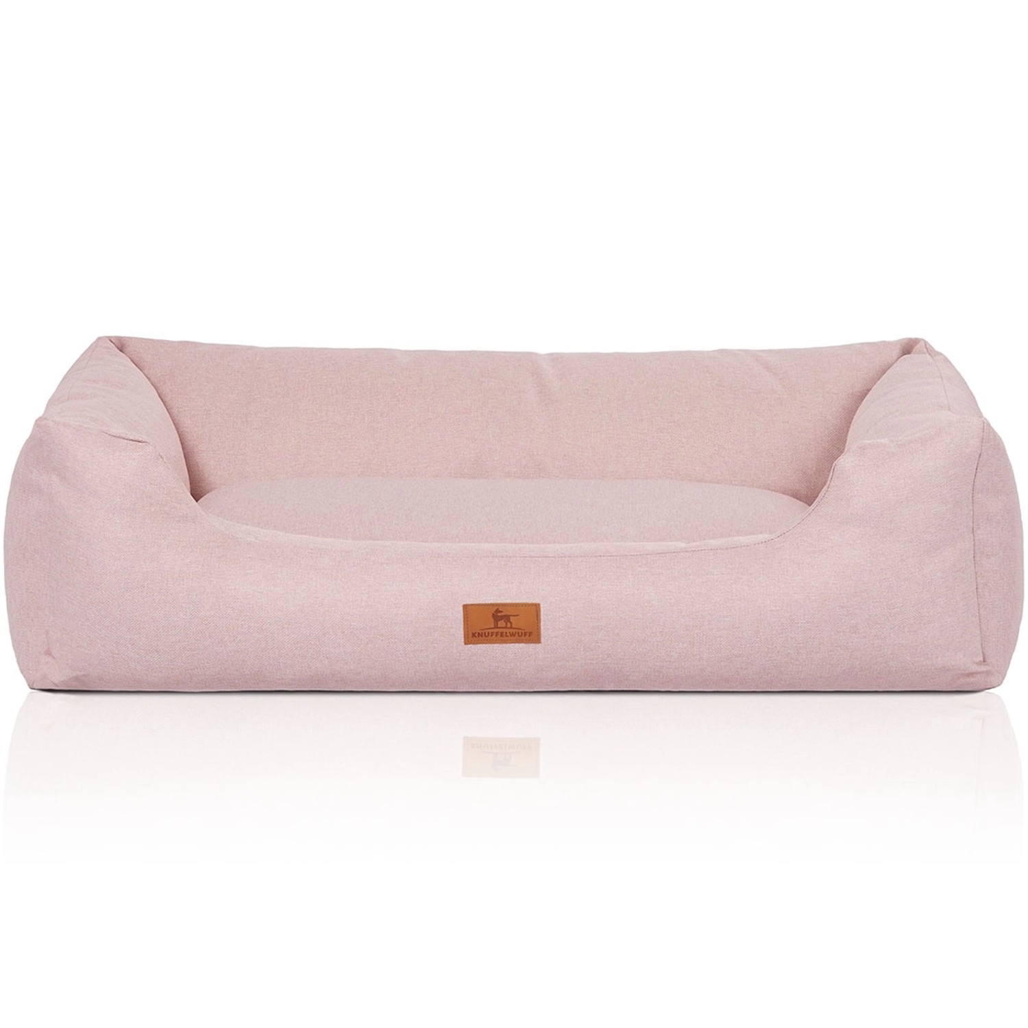 Knuffelwuff Hundebett Emma Velours XXL 120 x 85cm Rosa günstig online kaufen