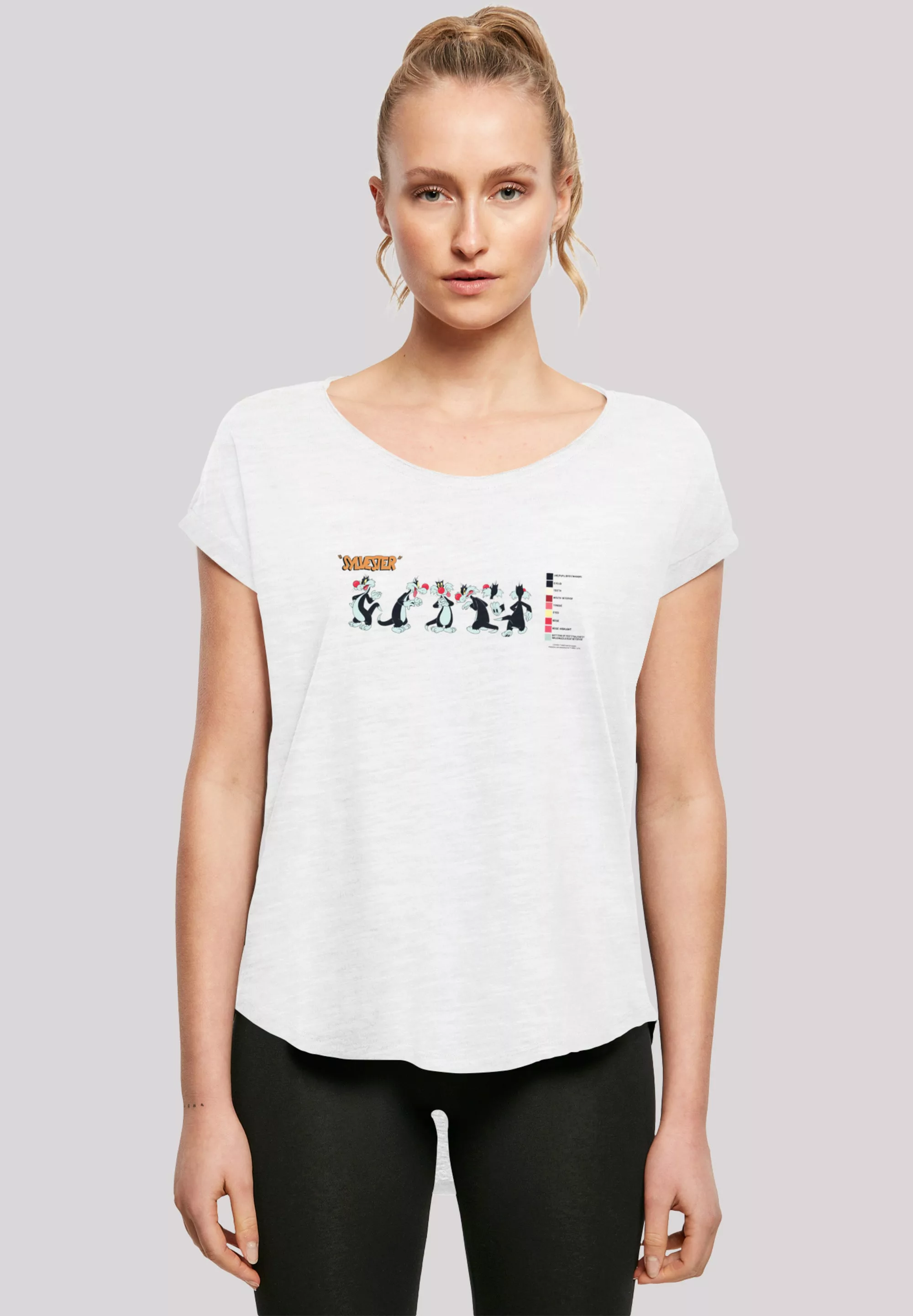 F4NT4STIC T-Shirt "Looney Tunes Sylvester Colour Code", Print günstig online kaufen