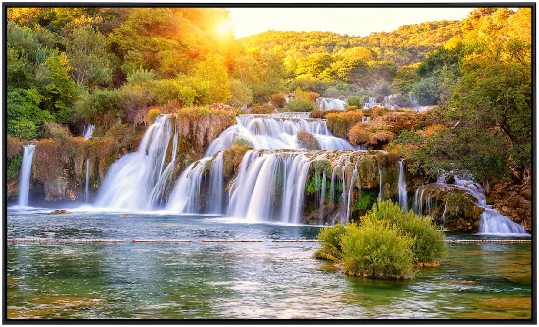 Papermoon Infrarotheizung »Wasserfall Skradinski Buk Kroatien«, sehr angene günstig online kaufen