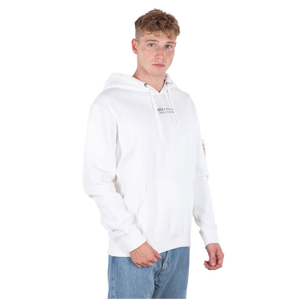 Alpha Industries Organics Emb Pullover 3XL Organic White günstig online kaufen