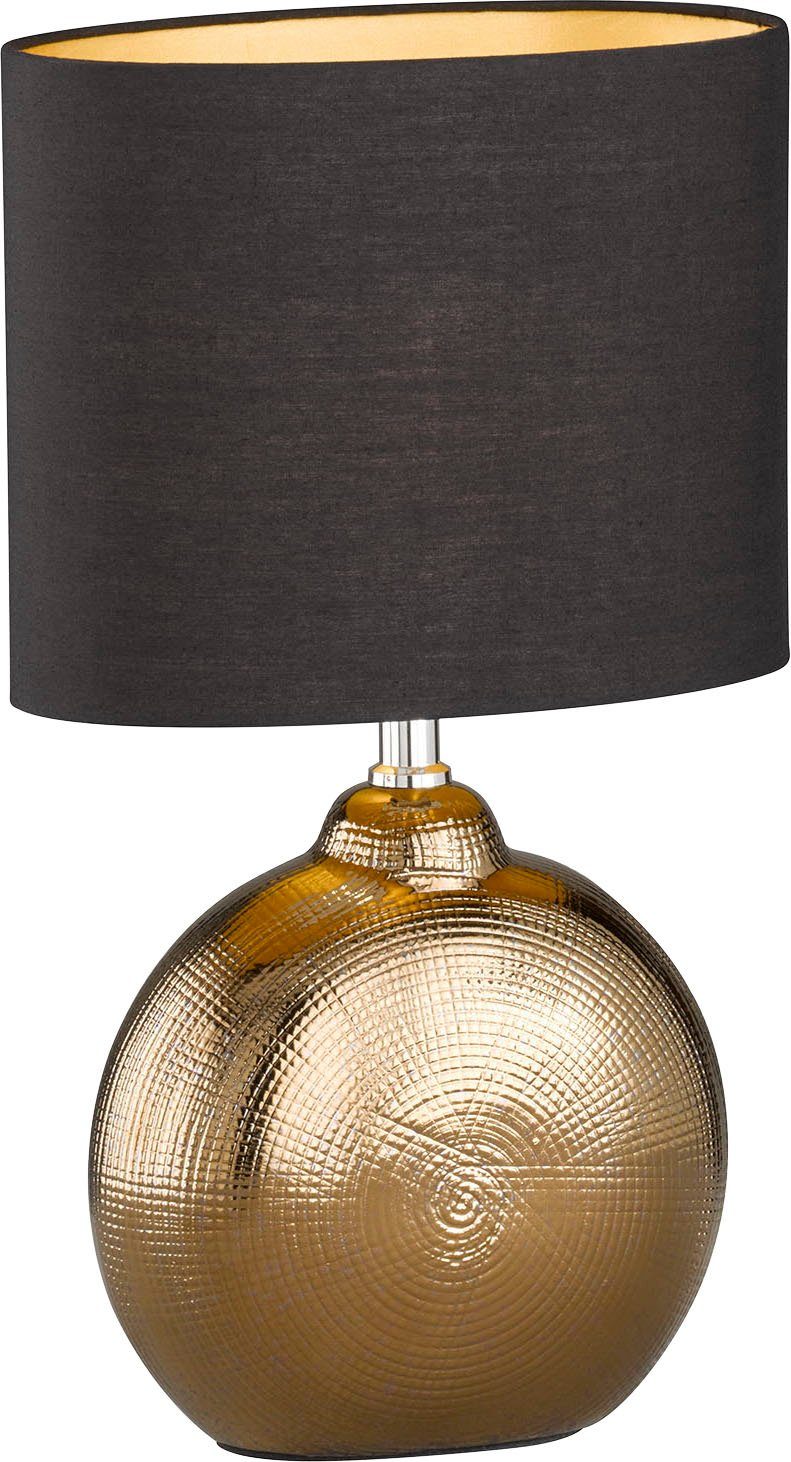 Tischleuchte Foro, bronze/schwarz, Höhe 39 cm günstig online kaufen