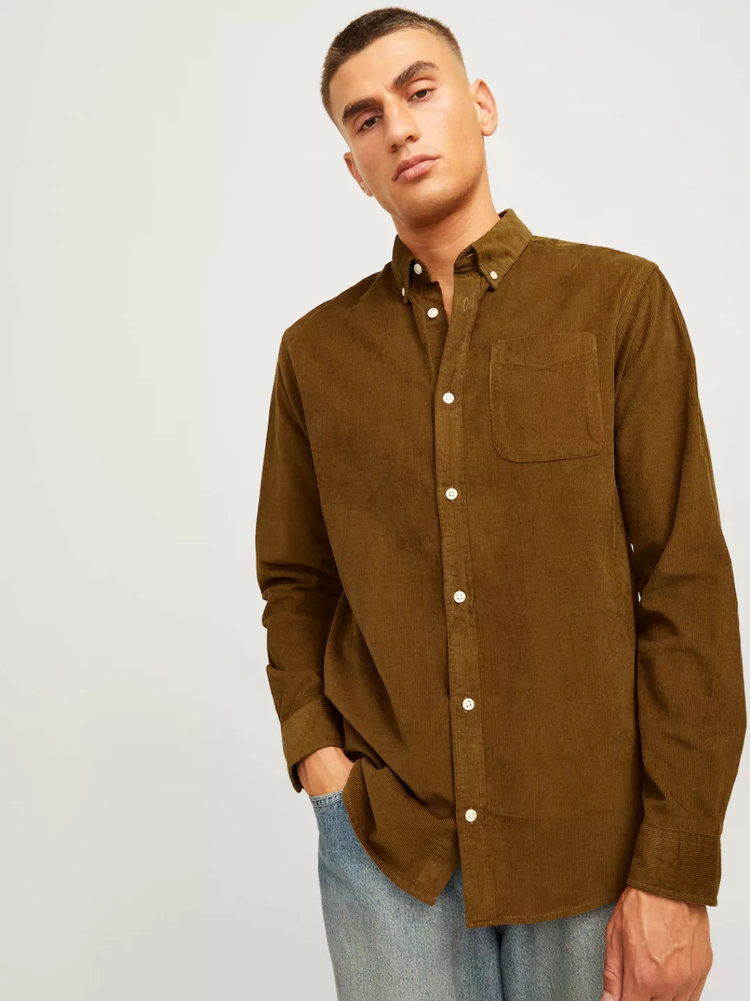 Jack & Jones Langarmhemd "JJECLASSIC CORD SHIRT LS SN", aus Cord günstig online kaufen