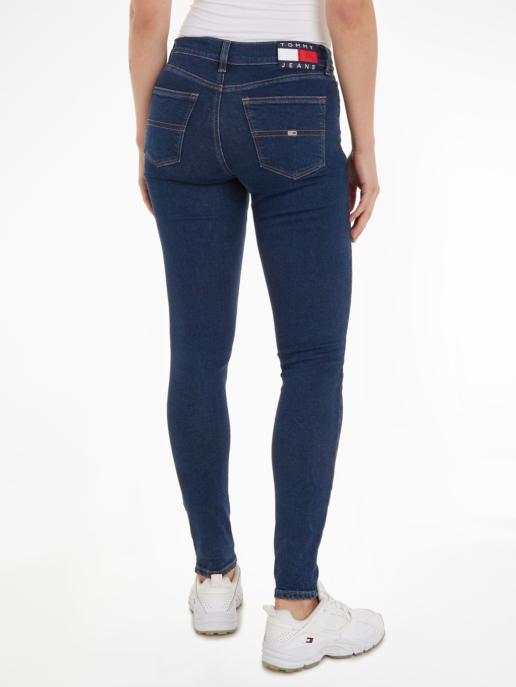 Tommy Jeans Skinny-fit-Jeans "Nora Mid Rise Skinny Fit", mit Logobadge und günstig online kaufen