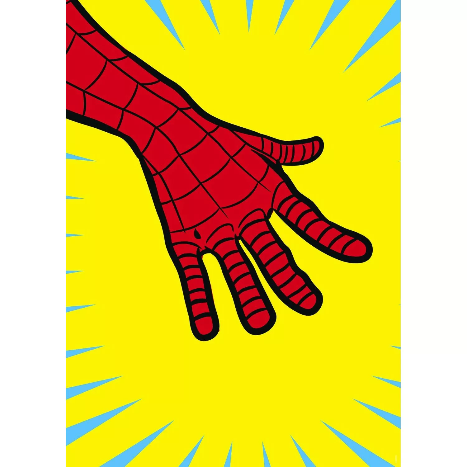 Komar Poster Spider-Man Gelb und Rot 50 cm x 70 cm 612851 günstig online kaufen