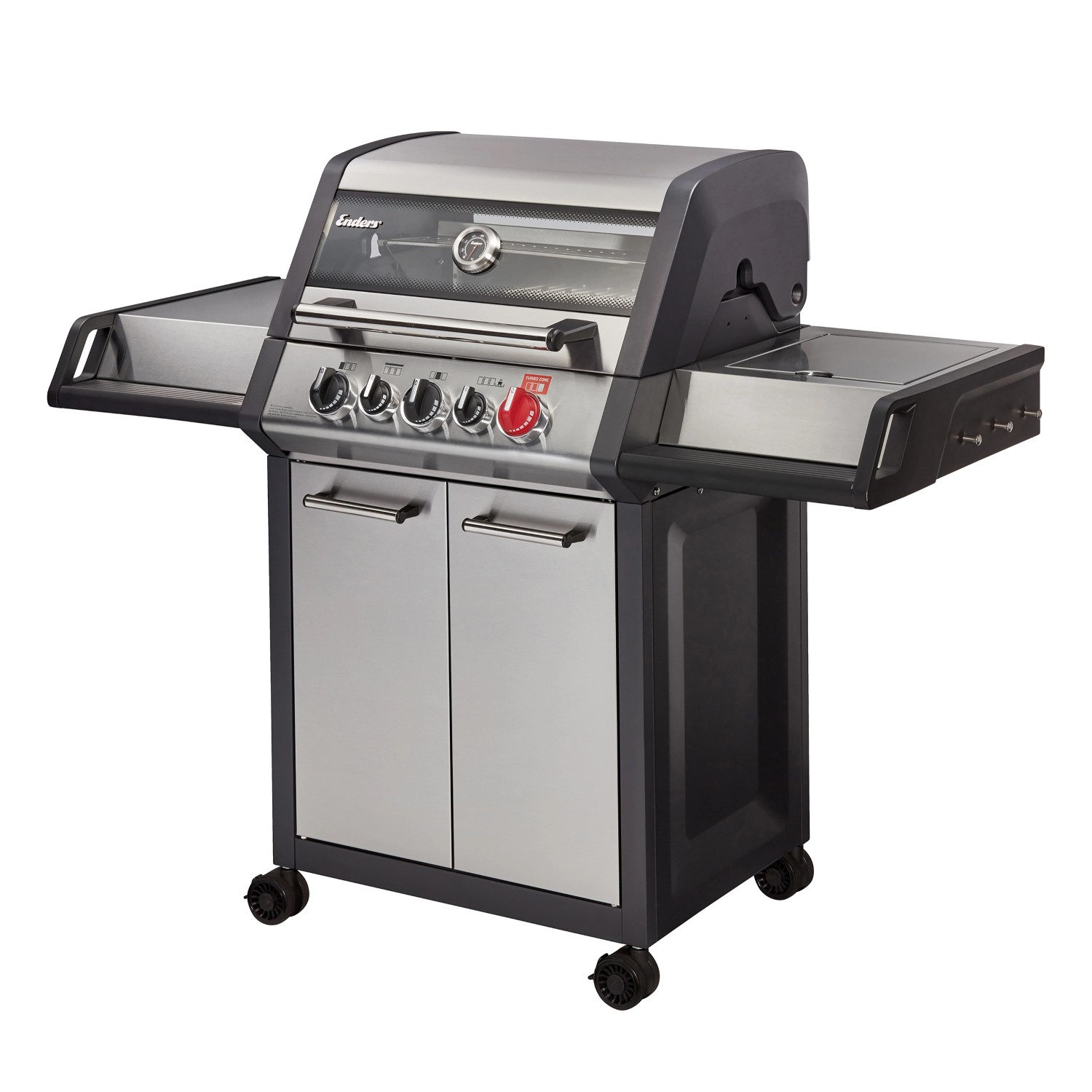 Enders Gasgrill Monroe Pro 3 SIK Turbo mit 3 Brennern und Seitenkocher günstig online kaufen